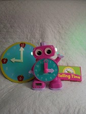 Tock The Learning Clock By Learning Resources Including Wooden Clock Flashcards