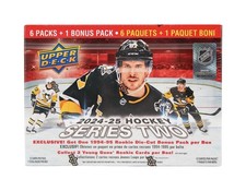 2024-25 Upper Deck Series 2 Hockey Mega Box NEW Factory Sealed