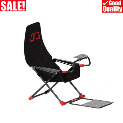 HappyGame Foldable Racing Simulator Cockpit Sim Racing Cockpit 150KG Load