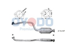 Oyodo Katalysator 10N0148-OYO für MERCEDES KLASSE W202 CLK A208 C208 Model S202
