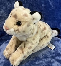 Animal Alley Spotted Lynx Wild Cat Plush 12" Laying Toys R Us