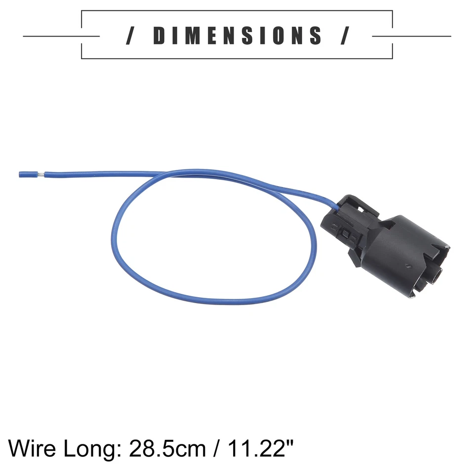 Knock Sensor Harness for Chevrolet Camaro Plastic No.12102621 Black 1 Set - Image 3 of 4