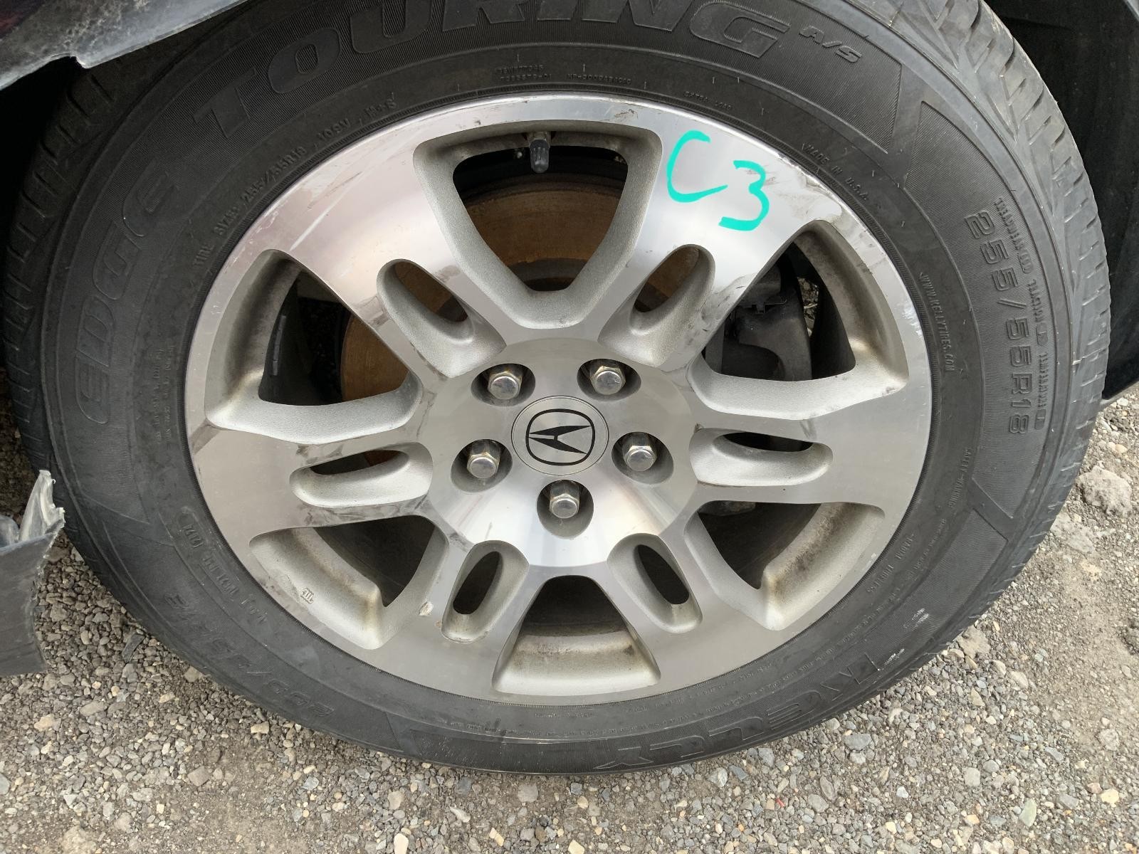 2008 ACURA MDX OEM Wheel Rim 18" ALUMINUM | 42700STXA01