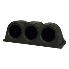 GlowShift Universal Black Triple Dashboard Gauge Pod Holder  Fits Any Make/M...