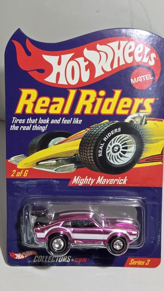 Hot Wheels RLC Real Riders Mighty Maverick 10182/10500 Pink Series 3 ...