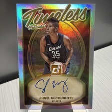 Panini insert 2026 WNBA Donruss Angel McCoughtry Atlanta Dream Auto TTS-AM