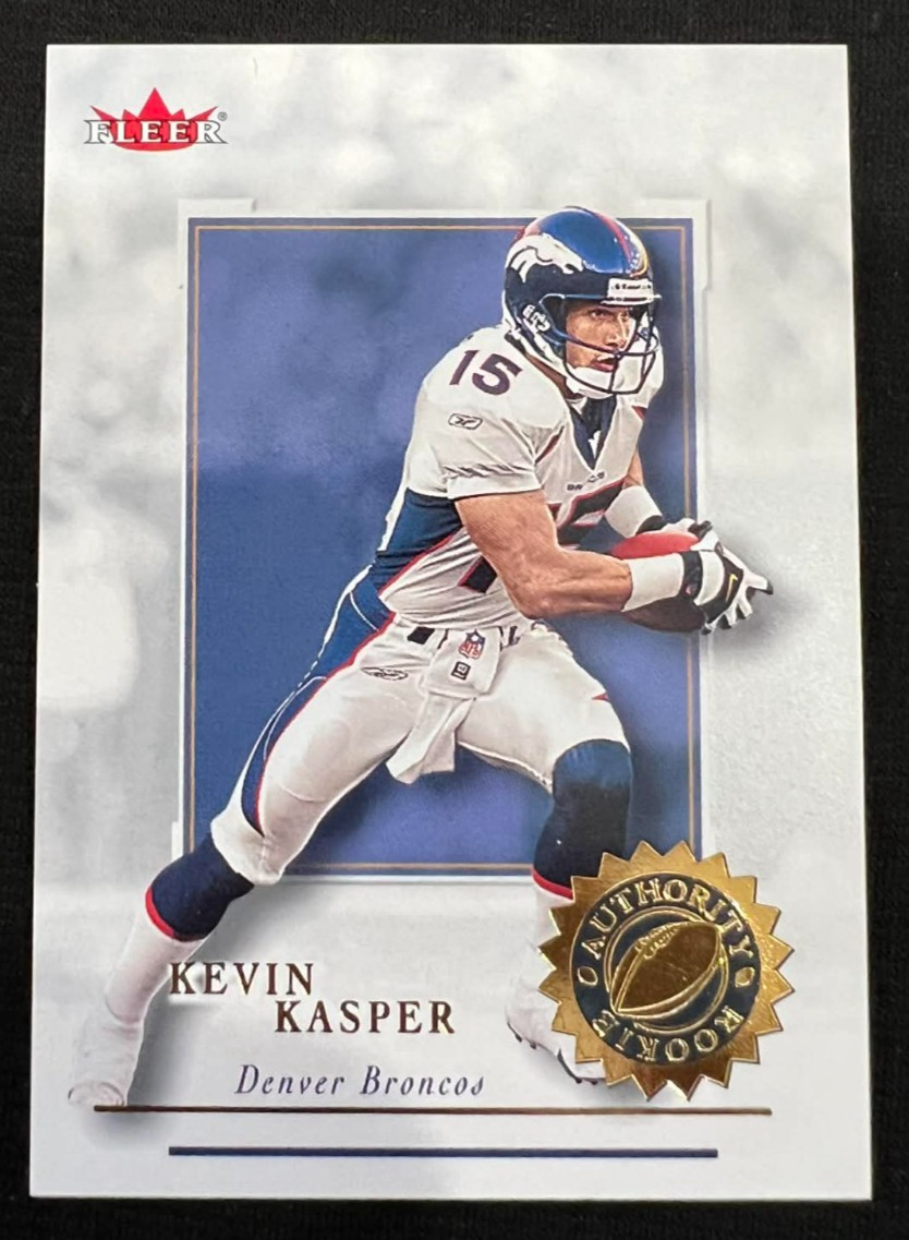 Kevin Kasper Fleer Authority #153 Base