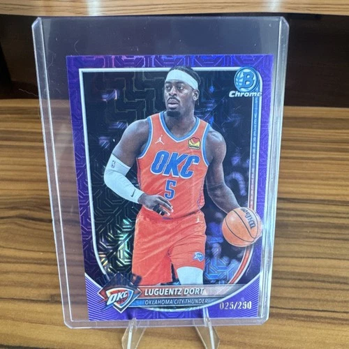 Topps Bowman Chrome 2025-26 Purple /250 Luguentz Dort BCV-184