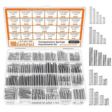 300PCS Compression Springs Kit - 23 Sizes of Durable 304 Stainless Steel Springs