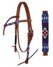 Horse Show Bridle Western Leather Headstall 79RT07HB