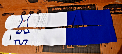 #ad #ad NIKE Vapor Team Issued Royal Blue Compression Long Socks L XXL NWOT PSX297 $13.49