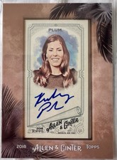 2018 Topps Allen & Ginter Framed Mini KELSEY PLUM AUTOGRAPH. LA Sparks WNBA.
