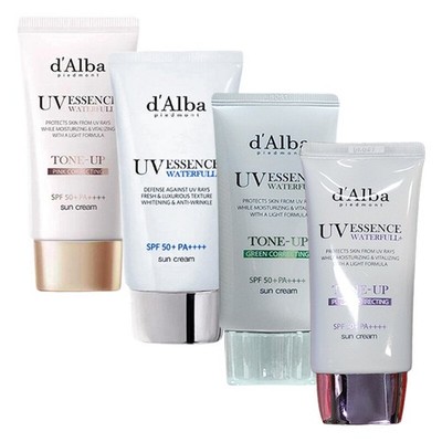 Unisex D'ALBA UV Essence Waterfull Tone Up Sun Cream 60 ml SPF50+ PA++++