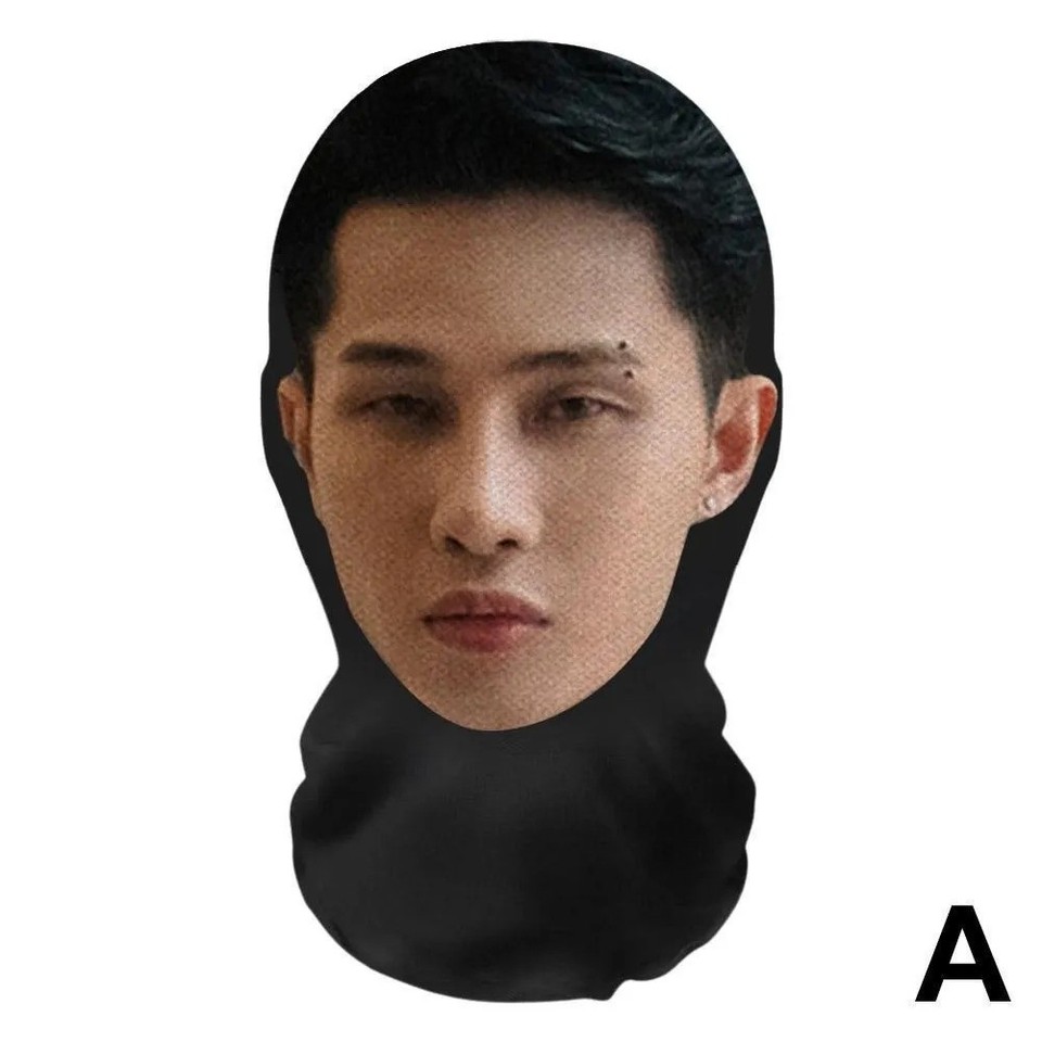 Cosplay Breathable sun_protection Mask Full Celebrity Face Rapper ...