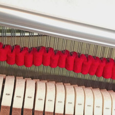 Piano Tuning Kit Professional Piano Tuning Wrench Hammer Rubber Mutes Set 8 P...