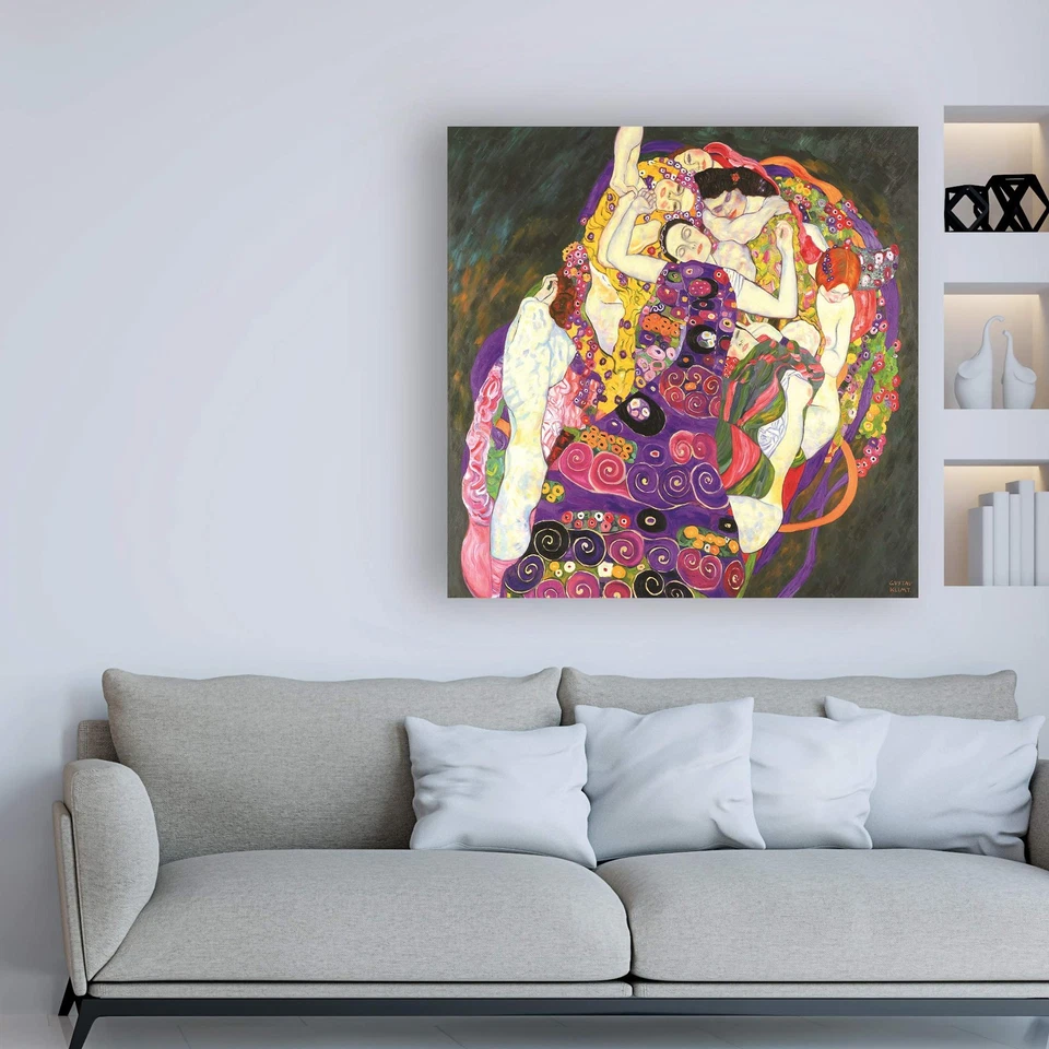 , 35x35 Virgins by Gustav Klimt, Multi-Color - Image 3 of 4