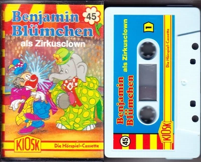 MC Benjamin Blümchen 45 - Benjamin Blümchen als Zirkusclown - KIOSK C1 blau - Bild 1 von 3