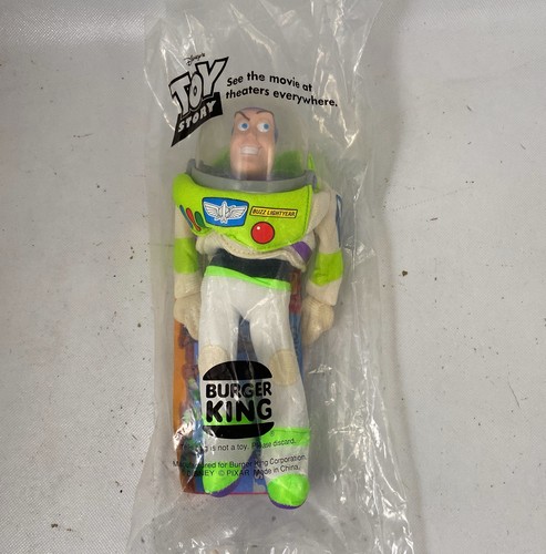 ๐1995 Toy Story Burger King Peluche Amici, Set Completo di 4 Giocattoli, Vintage, Nuovo - Foto 4 di 6