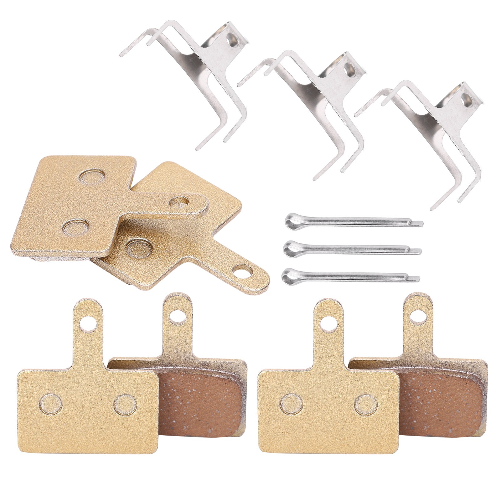 3 Pairs M446 Mountain Bike Disc Brake Pads Metallic Electromobile Brake Pads