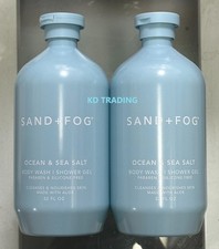 2-Pk SAND FOG OCEAN SEA SALT Aloe Nourishing Cleansing SHOWER GEL 1000ml
