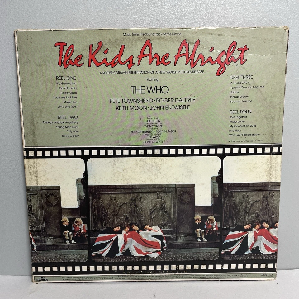 The Who the Kids Are Alright Double LP 1979 11005 Vinyl Record with Booklet EX! - Image 2 of 4