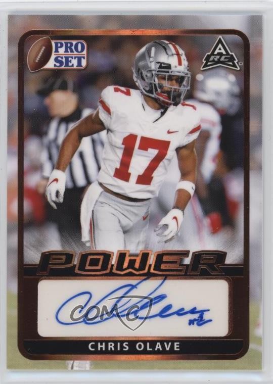 2021 Leaf Pro Set Power Base Chris Olave #BA-CO1 Auto m5e