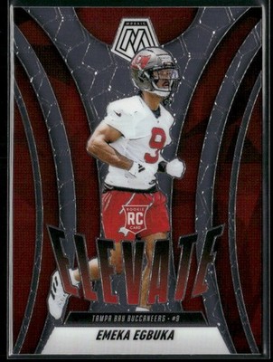 Emeka Egbuka 2025 Panini Mosaic Elevate #2 RC