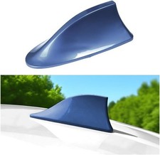 Fin Antenna Cover, Top Roof Aerial Base AM/FM Radio Signal Base wi Color: Blue