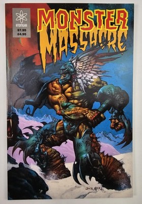 Vintage Monster Massacre Graphic Novel 1993 Atomeka Simon Bisley Horror Sci-Fi