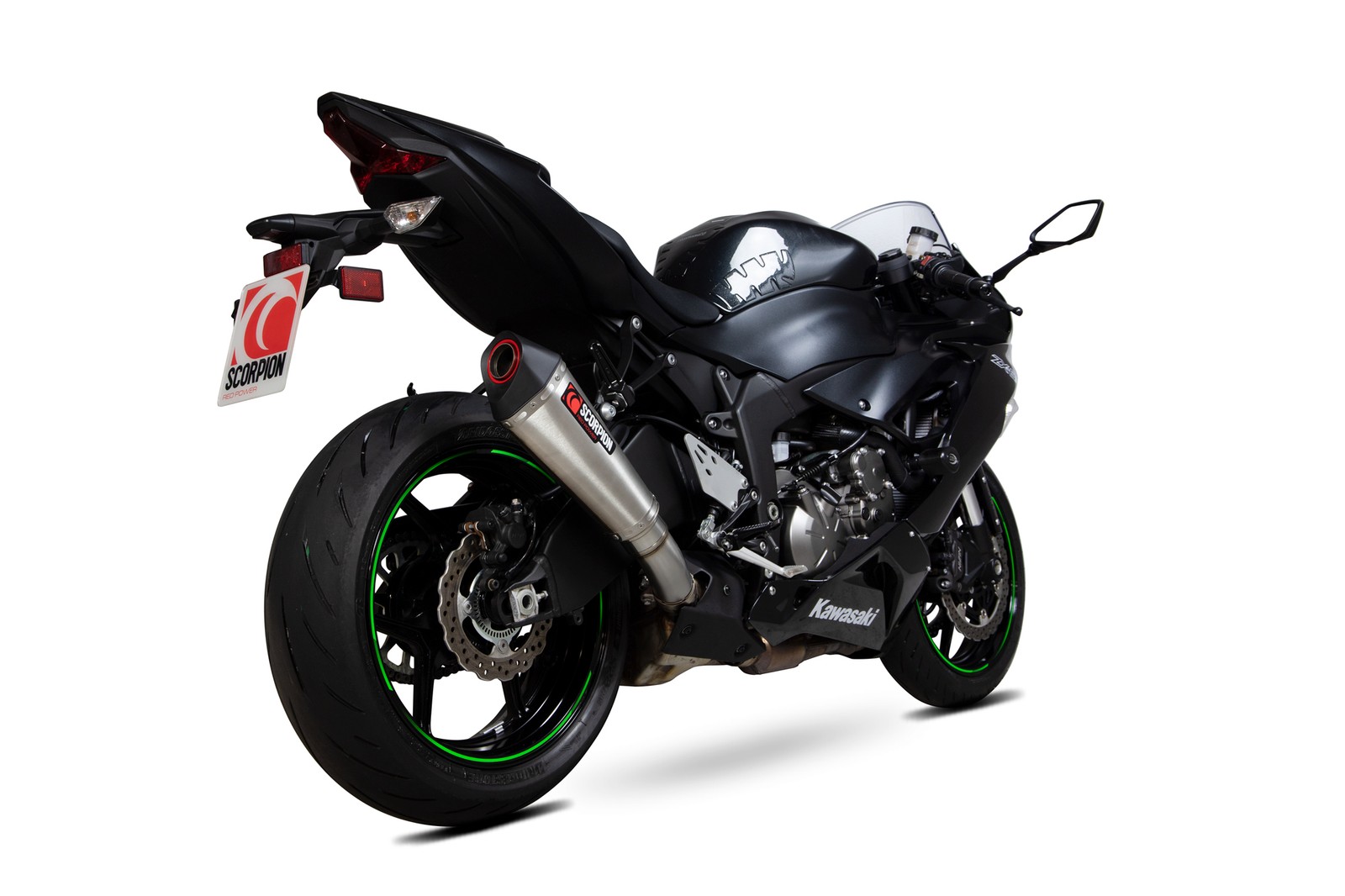 Kawasaki Ninja ZX-636 ZX-6R 19- Scorpion Exhaust Taper Stainless  RKA129SEO