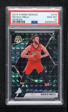 2019-20 Panini Mosaic Rookies Genesis Prizm Nicolo Melli #216 PSA 10 GEM MT 00jj