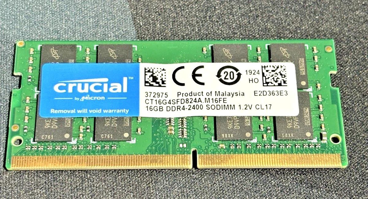 Crucial PC4-19200 (DDR4-2400) Bus Speed Computer RAM 16 GB