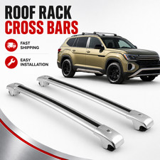 Roof Rack Cross Bars For Vw Atlas Teramont 2018-2026 Lockable Alu Cargo Carrier Roof Rack Cross Bars For Vw Atlas Teramont 2018-2026 Lockable Alu Cargo Carrier