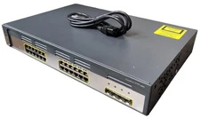 Cisco Catalyst WS-C3750G-24TS-S 24-Port Gigabit Managed Ethernet Switch