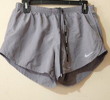 Nike Running Shorts Drawstring w/Zip Pockets Key Pockets Lined Women's M H26-5