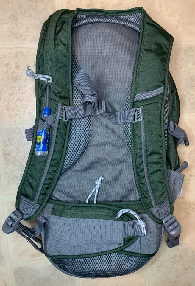 Trail Break 18 Ltr гидратационный пакет, с 3-литровым резервуаром, зеленый туристический H2O пакет - Изображение 2 из 3