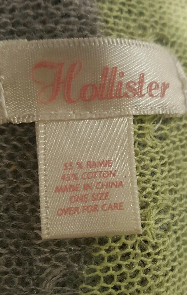 Hollister - Poncho de punto - Talla Xs/s Foto 4 de 4