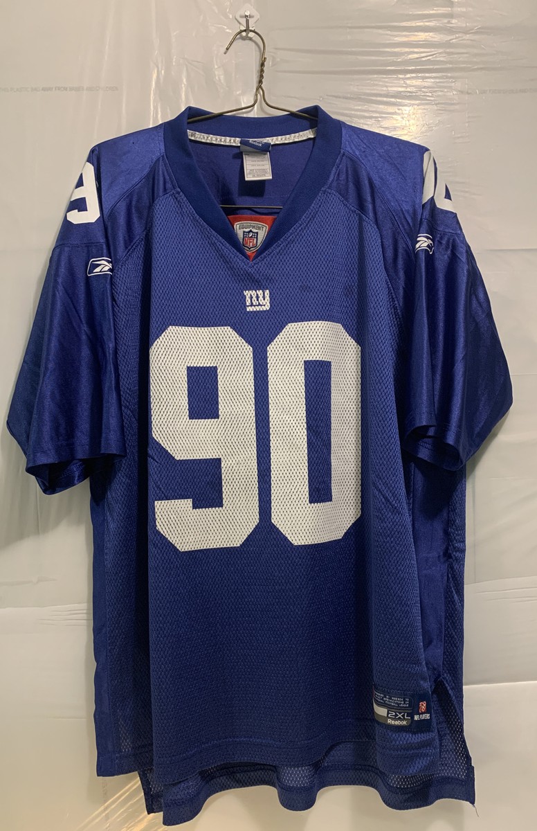 NFL New York Giants Jersey SIZE Men's 2XL Pierre-Paul Reebok Blue