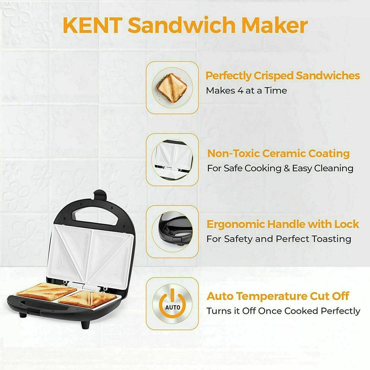 Kent sandwich grill toaster deals