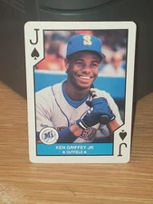 KEN GRIFFEY JR 1990 U.S. Playing Card Co. Major League All-Stars Playing Card J