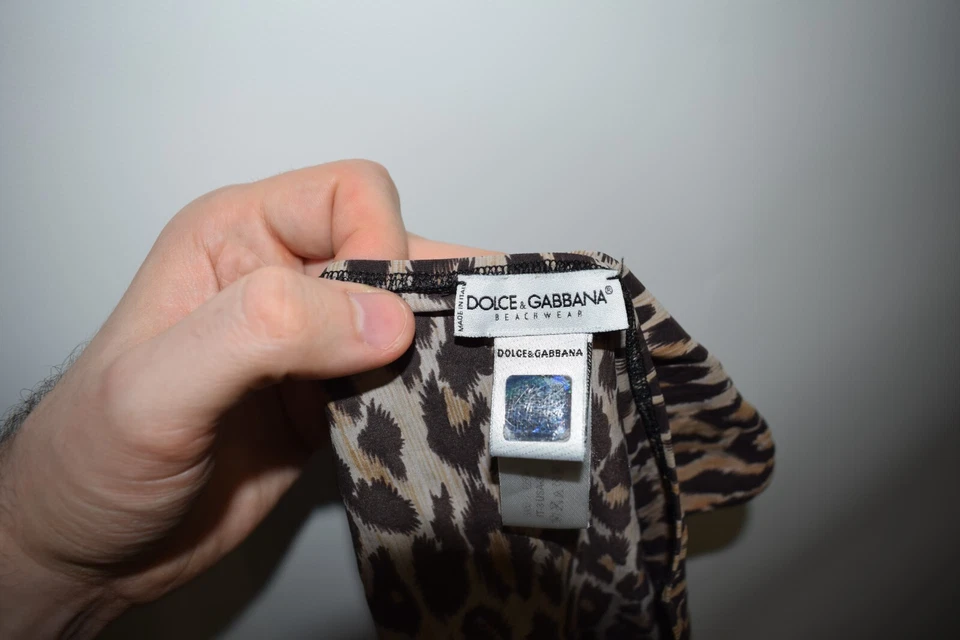 Pantalones de natación Dolce & Gabbana Leopardo Ropa de playa solo talla US 36 IT 3 Foto 3 de 4