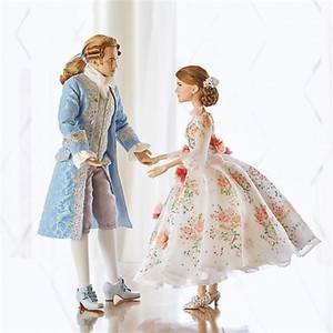 beauty and the beast doll set
