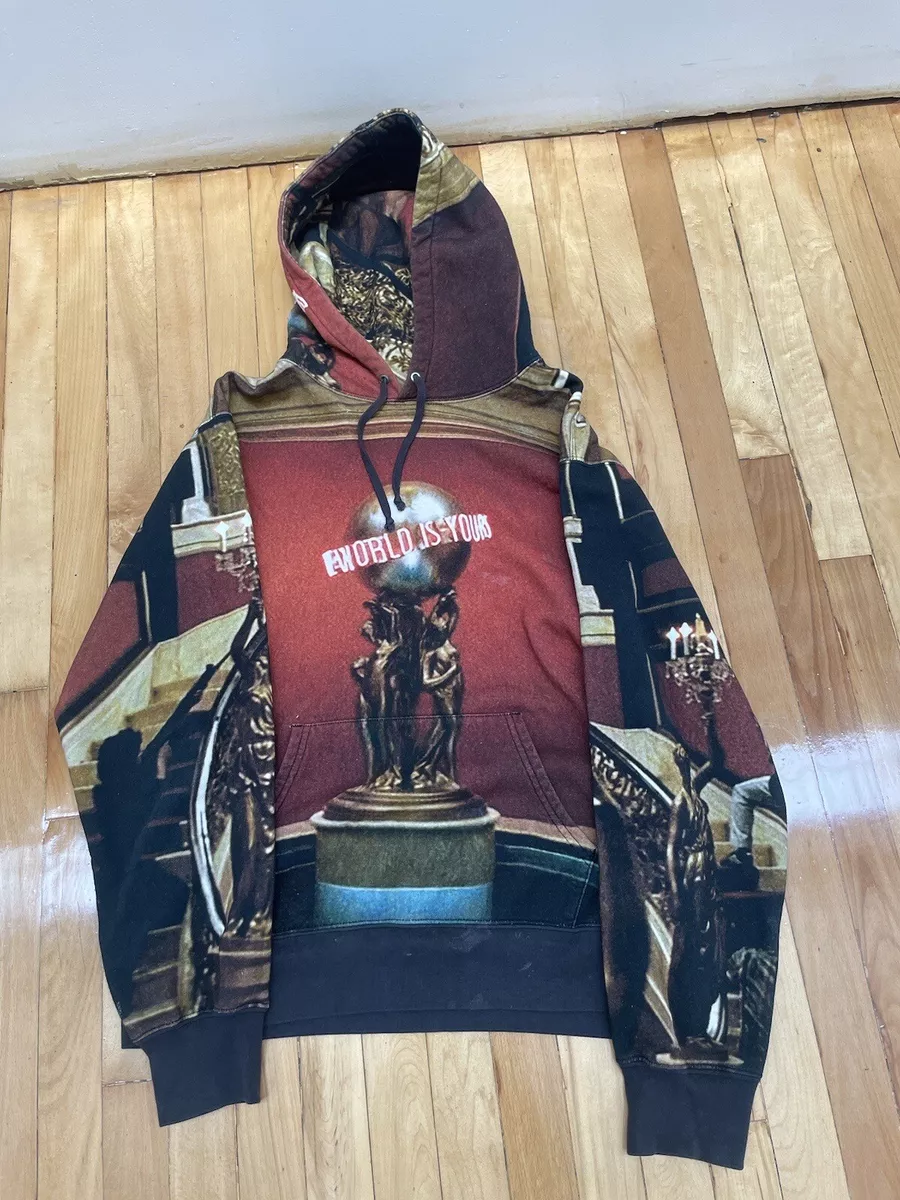 Supreme hoodie scarface sale