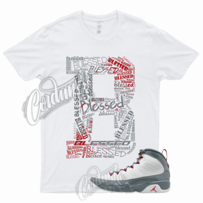 BLESS Shirt for 9 Fire Red Cool Grey Flint 13 Light Smoke Gym Shadow Particle 1