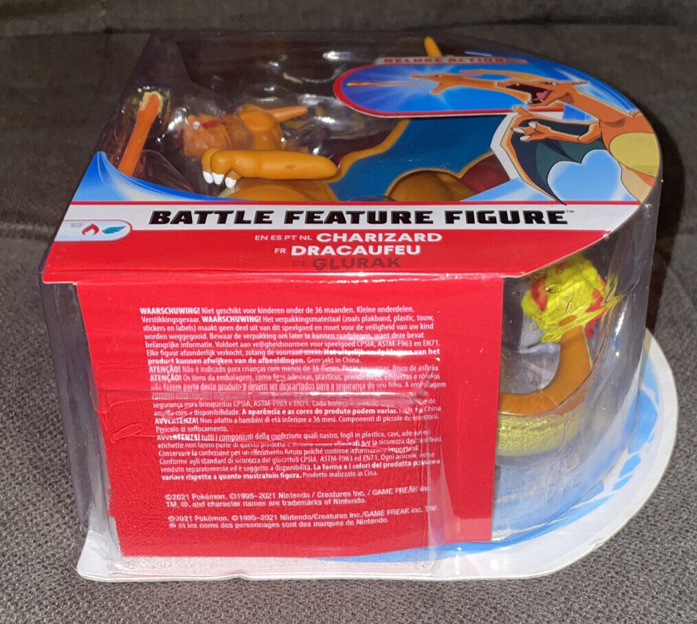 Boneco Pokémon Battle Feature Figure - Deluxe Action - Jazwares