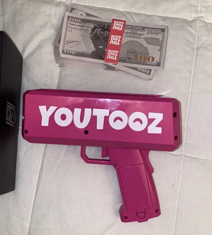 Youtooz X Sidemen U.K. Group заказной винтажный денежный пистолет С Подписями Новый - Изображение 2 из 4