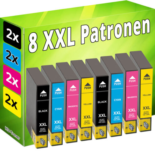 8 XL INK PATTERNS for EPSON Stylus SX420W SX425W SX435W SX440W BX305F BX305FW - Picture 1 of 5