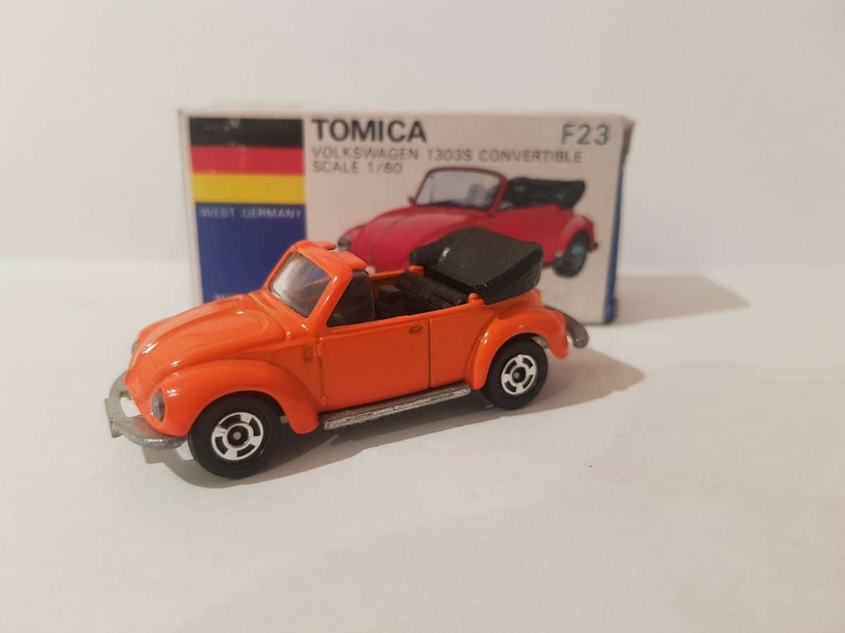  - 新品同様　トミー　トミカ 外国車シリーズ　1303S コンバーチブル F23　セット 楽天市場】青箱 トミカ F23 フォルクスワーゲン 1303S