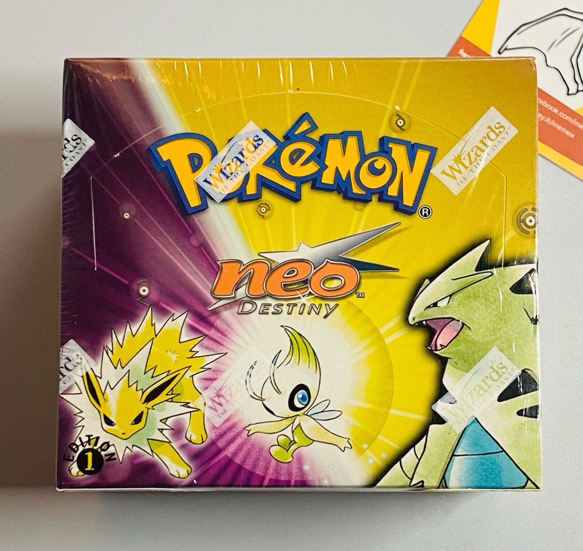 ポケモンカード英語版未開封BOX Neo destiny 1st edition Pokemon Neo Destiny 1st edition Booster Box English Sealed