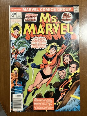 Ms. Marvel #1/Bronze Age Marvel Comic Book/VF+